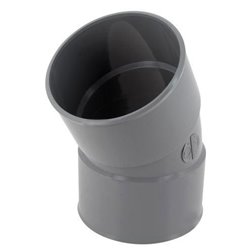 Coude PVC 30 ° femelle / femelle ⌀ 100 - Réf : 289674