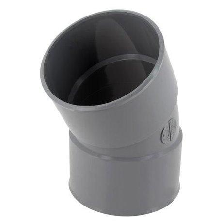 Coude PVC 30 ° femelle / femelle ⌀ 100 - Réf : 289674