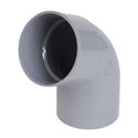Coude PVC 67 ° mâle / femelle ⌀ 100 - Réf : 225469