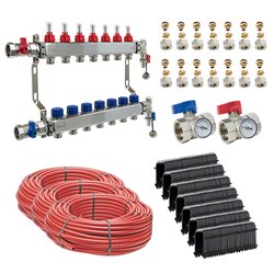 Kit plancher chauffant UFHPACKBAO100 100 m² tube BAO
