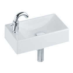 Lave-mains Diedro 40 cm cuve à droite