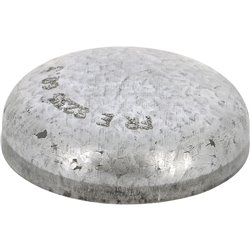 Fond acier bombé galva 87144 60 mm