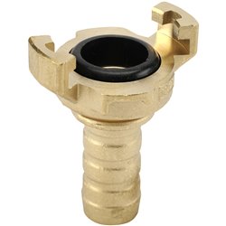 Raccord express laiton matricé porte, caoutchouc avec joint 21240 16 mm