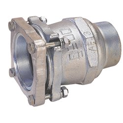 Union réparation acier droit à bride mâle 185814 66x76 mm