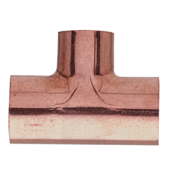Té cuivre réduit pression femelle-femelle-femelle 55526 16x12x16 mm
