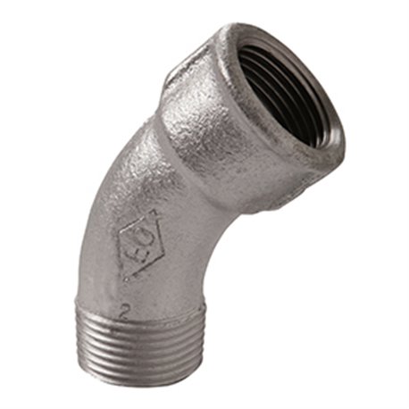 Coude 45 ° grand rayon MF 70062 26x34 mm Coude 45 ° grand rayon MF 70062 26x34 mm