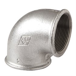Coude 90° petit rayon FF fonte 70502 40x49 mm