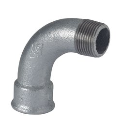 Courbe 90° grand rayon MF 69502 15x21 mm