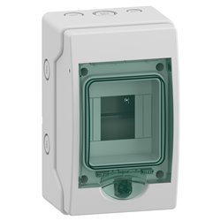 Coffret électrique étanche Mureva Mini 13957M 1 rangée 4 modules