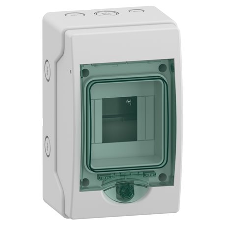 Coffret électrique étanche Mureva Mini 13957M 1 rangée 4 modules