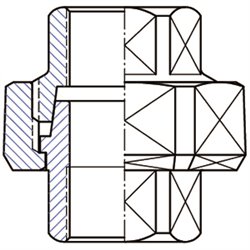 Union joint conique FF 79814 26x34 mm