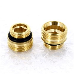 Raccord à visser pour tube multicouche 12407111001 Set de mamelons réduit 1/2" M - 3/4"