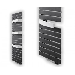 Sèche serviette électrique Arborescence Smart 750 Watts, Droite Metal Black, Metal Alu