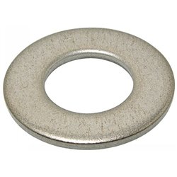 Rondelle plate moyenne en acier inoxydable Ø 10,5 mm - Réf : 6250110