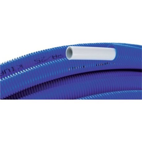 Lot de 75 m de tubes multicouche Uni Pipe PLUS pré-fourreauté en couronne 1063060 Ø 20x2,5 - 28/23 bleu