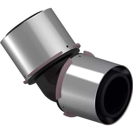 Coude multicouche S-Press 45° PPSU 1032880 Ø 75-75 mm