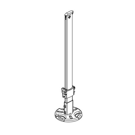 Pied-support blanc pour radiateurs Compact, Integra E.Flow, Parada, Ramo, Kos H, Faro H