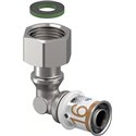 Raccord multicouche S-Press PLUS coude 90° écron libre 1070612 Ø 16-G1/2"SN