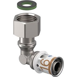 Raccord multicouche S-Press PLUS coude 90° écron libre 1105818 Ø 16-G3/4"SN