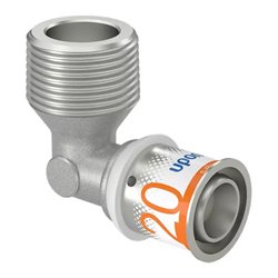 Raccord multicouche S-Press PLUS coude 90° mâle 1070534 Ø 20-R3/4"MT