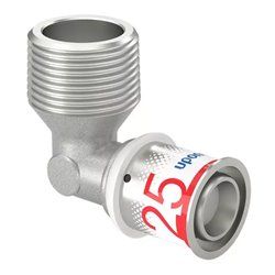 Raccord multicouche S-Press PLUS coude 90° mâle 1070536 Ø 25-R1"MT
