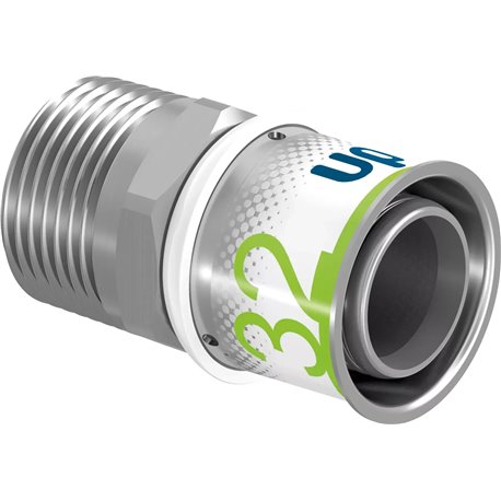 Raccord multicouche S-Press PLUS mâle 1070509 Ø 32-R1"MT