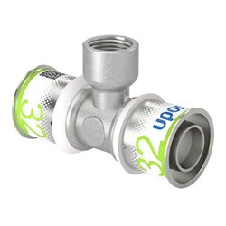 Raccord multicouche S-Press PLUS té femelle 1070600 Ø 32-Rp1/2"FT-32