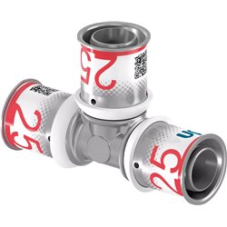 Raccord multicouche S-Press PLUS té réduit 1070562 Ø 25-25-25 mm