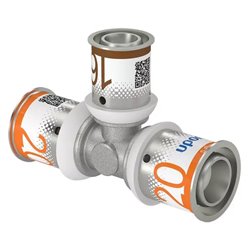 Raccord multicouche S-Press PLUS té réduit 1070568 Ø 20-16-20 mm