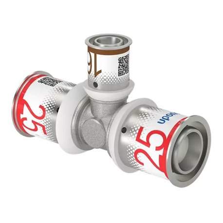 Raccord multicouche S-Press PLUS té réduit 1070574 Ø 25-16-25 mm