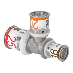 Raccord multicouche S-Press PLUS té réduit 1070575 Ø 25-20-16 mm