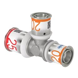 Raccord multicouche S-Press PLUS té réduit 1070576 Ø 25-20-20 mm