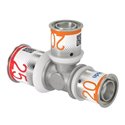 Raccord multicouche S-Press PLUS té réduit 1070576 Ø 25-20-20 mm