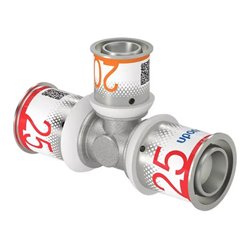 Raccord multicouche S-Press PLUS té réduit 1070577 Ø 25-20-25 mm