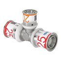Raccord multicouche S-Press PLUS té réduit 1070577 Ø 25-20-25 mm