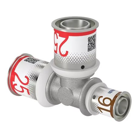 Raccord multicouche S-Press PLUS té réduit 1070578 Ø 25-25-16 mm