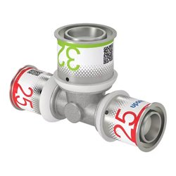 Raccord multicouche S-Press PLUS té réduit 1070579 Ø 25-32-25 mm
