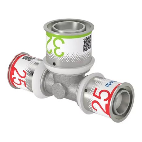 Raccord multicouche S-Press PLUS té réduit 1070579 Ø 25-32-25 mm