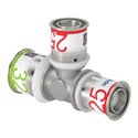 Raccord multicouche S-Press PLUS té réduit 1070582 Ø 32-25-25 mm