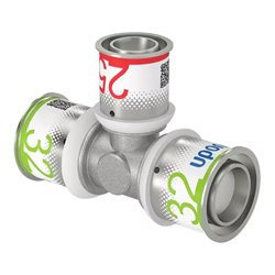 Raccord multicouche S-Press PLUS té réduit 1070583 Ø 32-25-32 mm