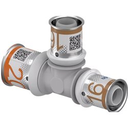Té multicouche S-Press PLUS réduit PPSU 1039949 Ø 20-16-16 mm