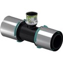Té multicouche S-Press réduit PPSU 1032890 Ø 63-32-63 mm