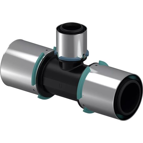 Té multicouche S-Press réduit PPSU 1032891 Ø 63-40-63 mm