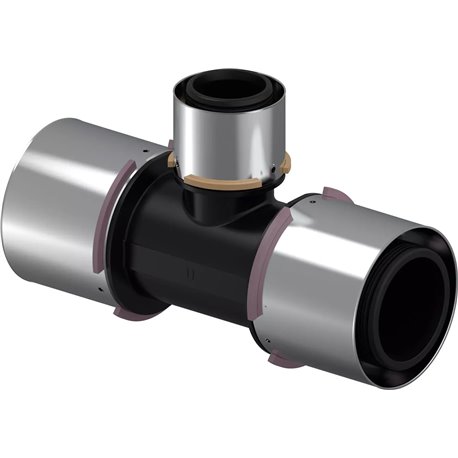Té multicouche S-Press réduit PPSU 1032894 Ø 75-50-75 mm