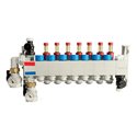 Collecteur polymère compact 7 circuits prémonté et équipé de raccords