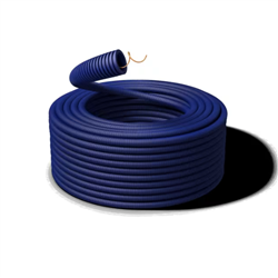 Conduit ICTA 50 m bleu Ø 32 mm avec tire-fils courant fort 32ATAB