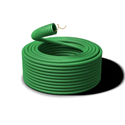 Conduit ICTA 100 m vert Ø 20 mm avec tire-fils courant faible 20ATAV