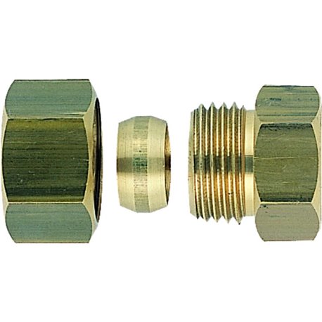 Raccord bicone union femelle droit 20x27-18 - Réf : 01103