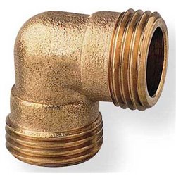 Lot de 10 coudes 90° mâle à visser brut Sudo 1619 1"