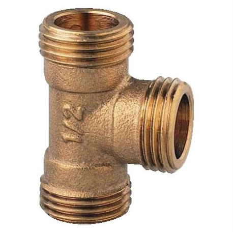 Lot de 10 tés mâle à visser brut Sudo E212040001 1/2" Lot de 10 tés mâle à visser brut Sudo E212040001 1/2"